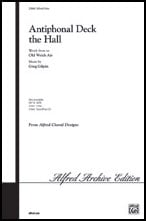 Antiphonal Deck the Hall SAB choral sheet music cover Thumbnail